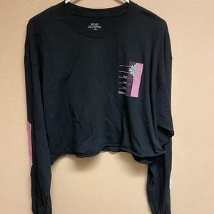 Red Hot Chili Peppers long sleeve crop tee